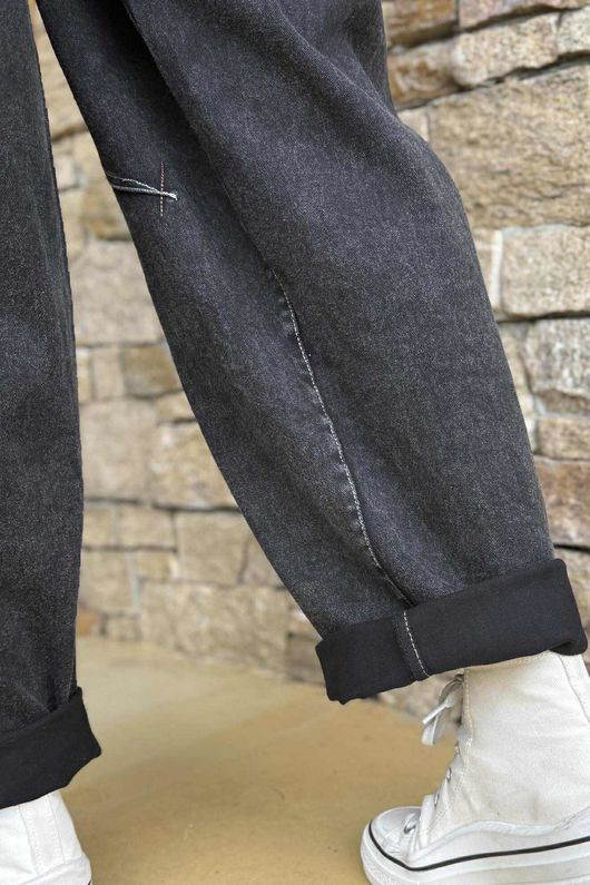 Duran Barrel Leg Jean Vintage Black